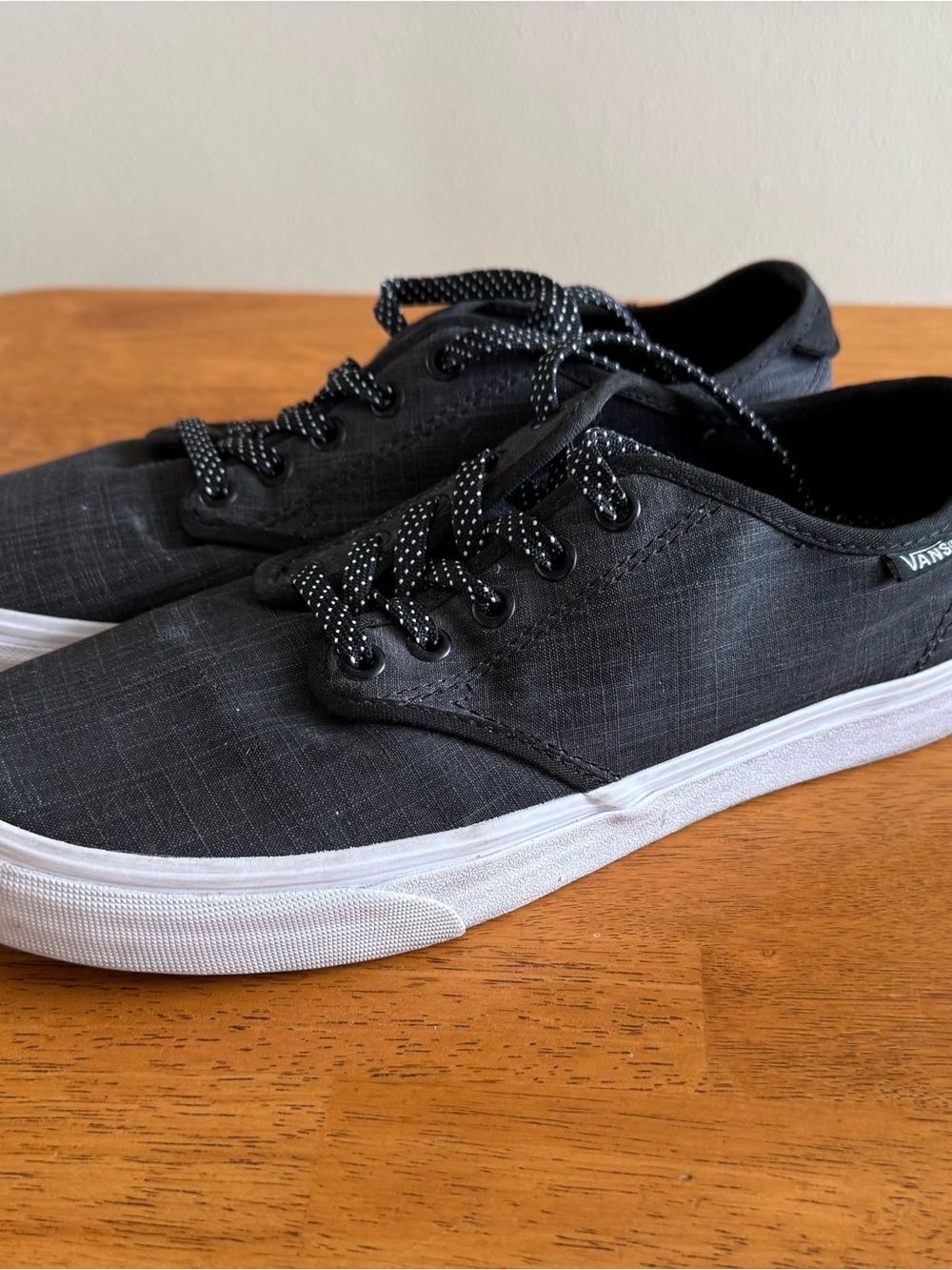 Vans Women’s Charcoal and Black Shoes